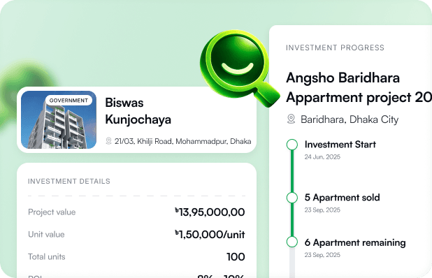 Transparent financials dashboard preview
